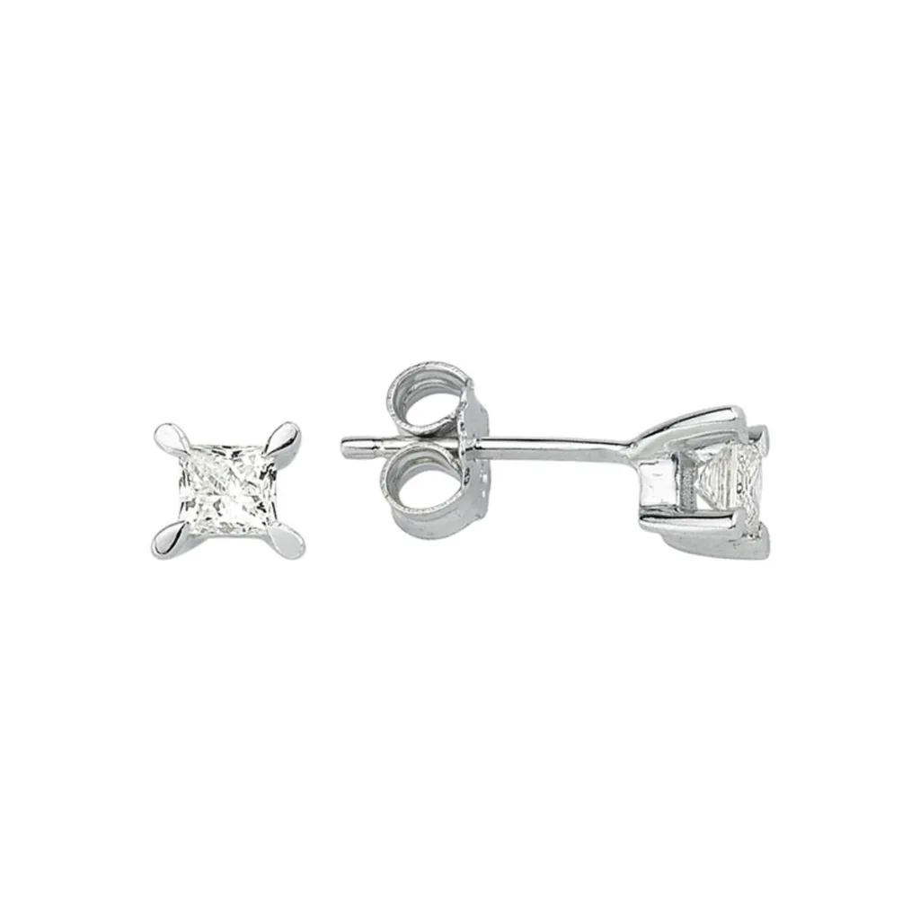 0.62 Karat Pırlanta Tektaş Küpe L037140