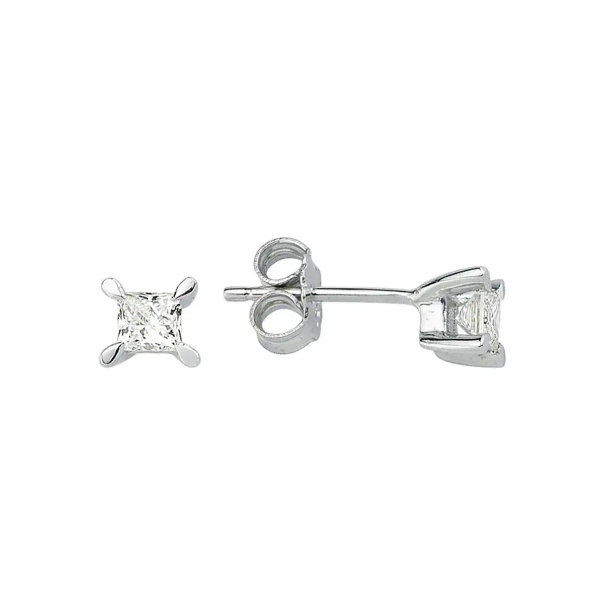0.62 Karat Pırlanta Tektaş Küpe L037140