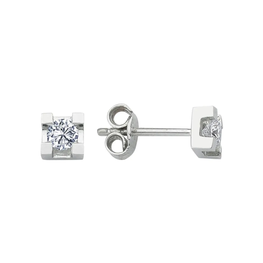 0.26 Karat Pırlanta Tektaş Küpe L037815