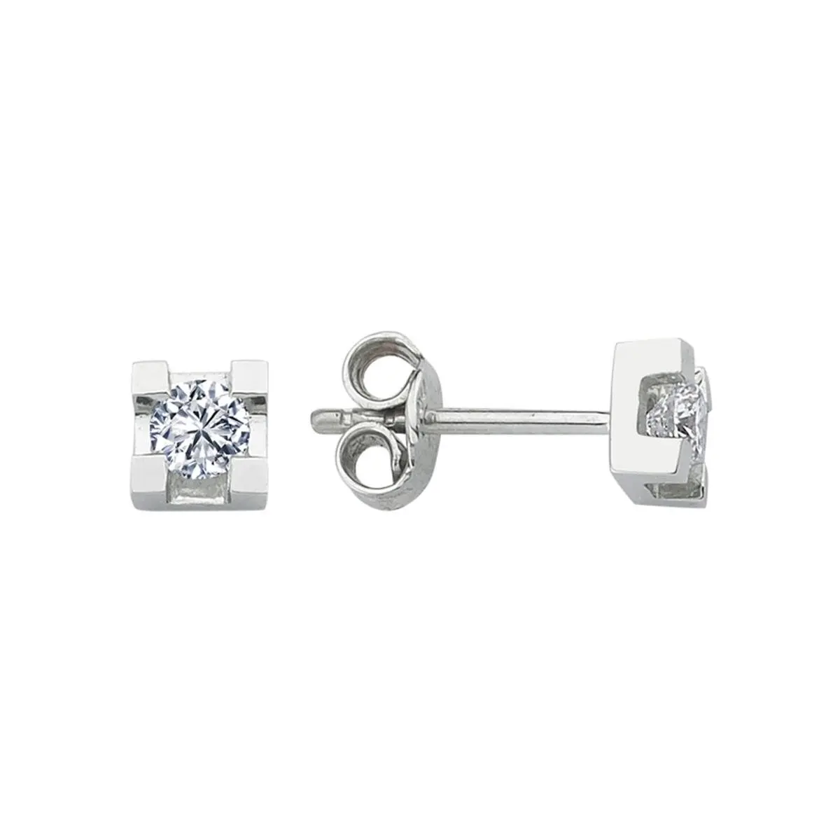 0.26 Karat Pırlanta Tektaş Küpe L037815