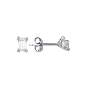 0.48 Karat Pırlanta Tektaş Küpe L050666