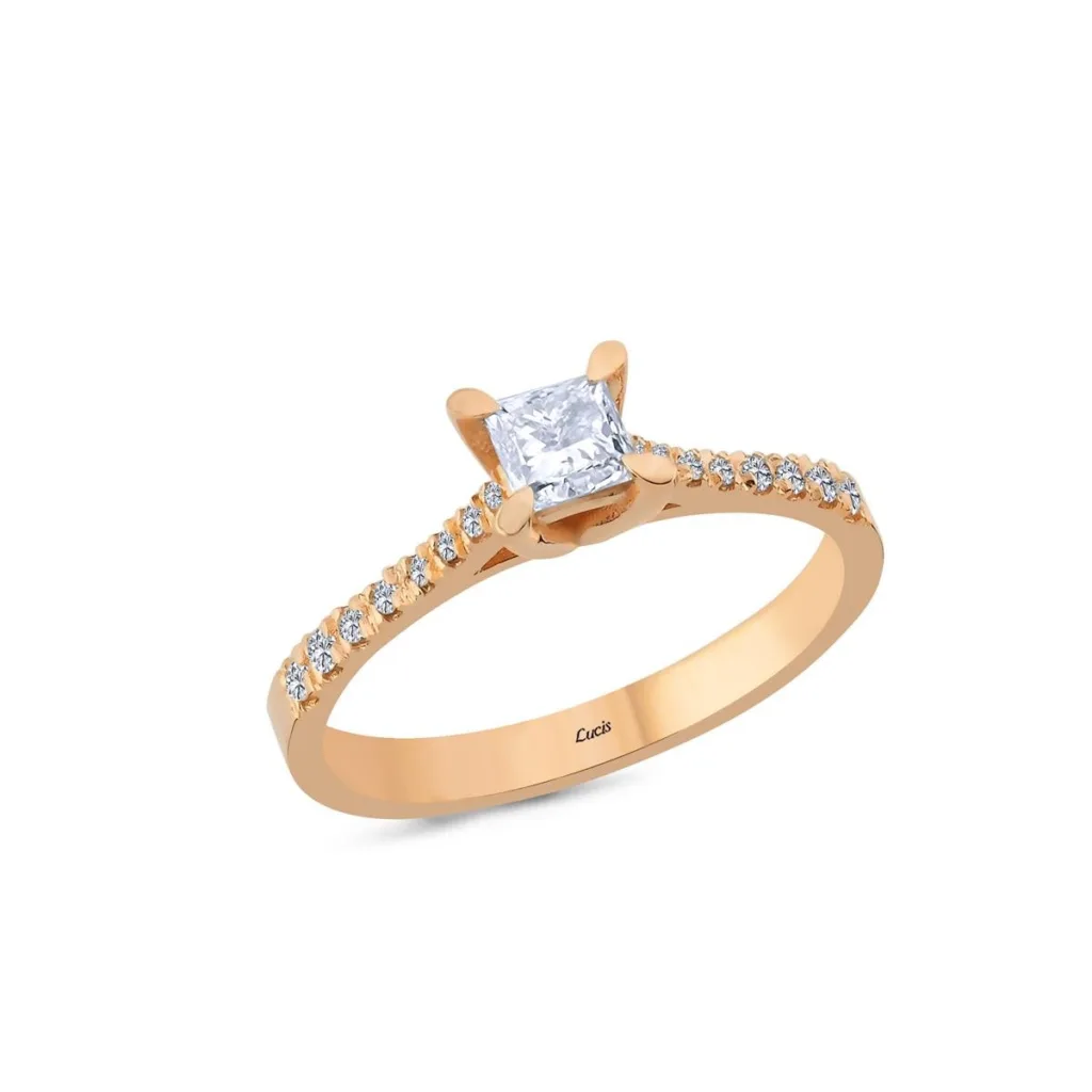 0.53 Karat Pırlanta Tektaş Yüzük L052000