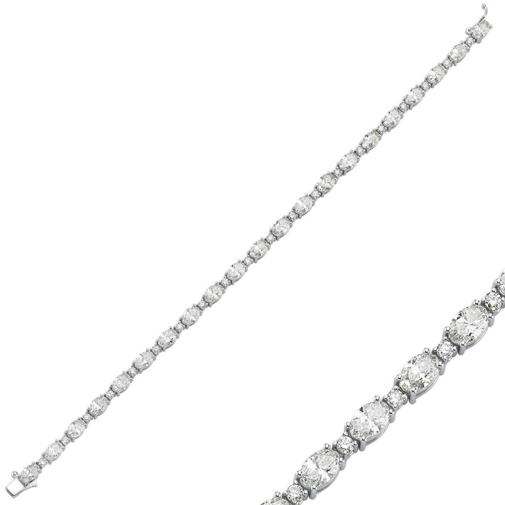 7.21 Karat Pırlanta Tasarım Bileklik L053530
