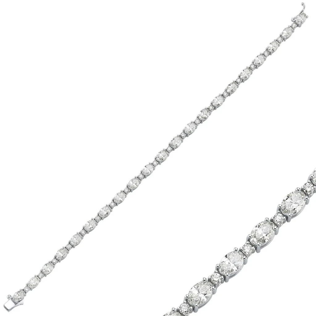 7.21 Karat Pırlanta Tasarım Bileklik L053530