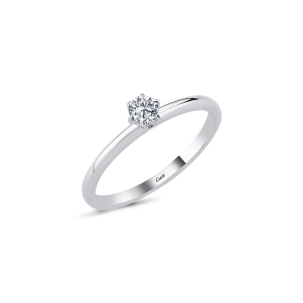 0.13 Karat Pırlanta Tektaş Yüzük L054046