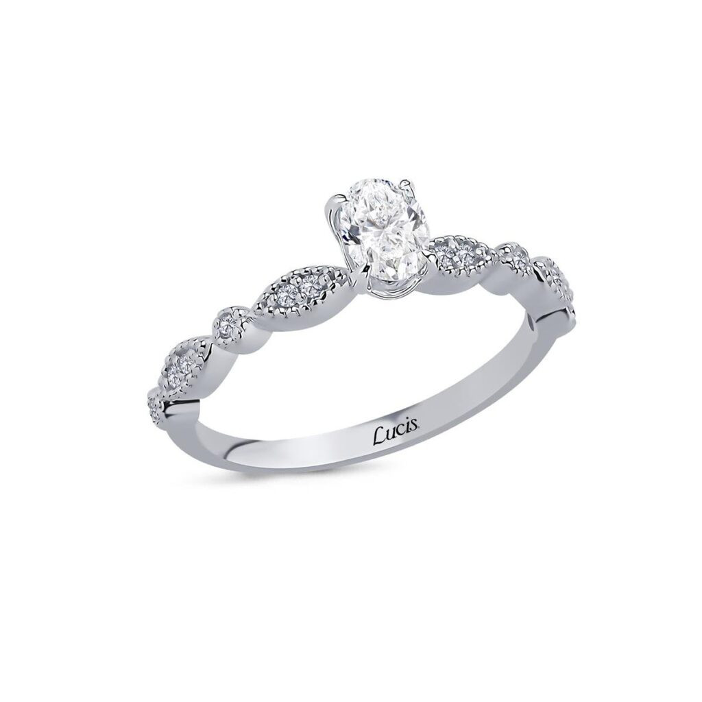 0.17 Karat Pırlanta Tektaş Yüzük L054328