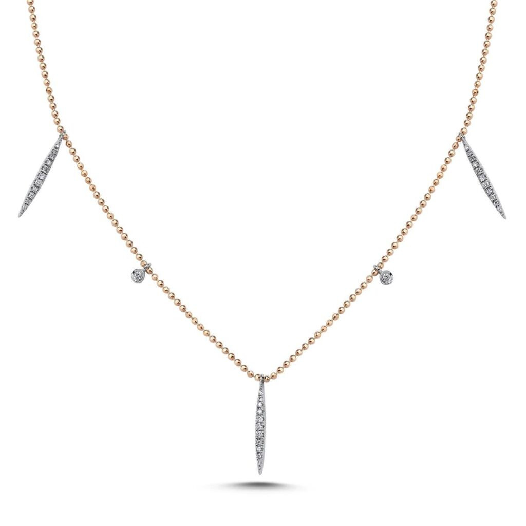 0.17 Karat Pırlanta Tasarım Kolye L055396