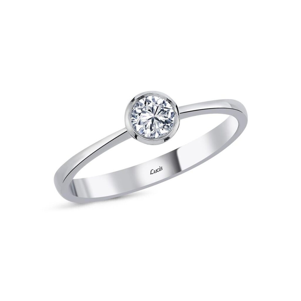 0.22 Karat Pırlanta Tektaş Yüzük L056233