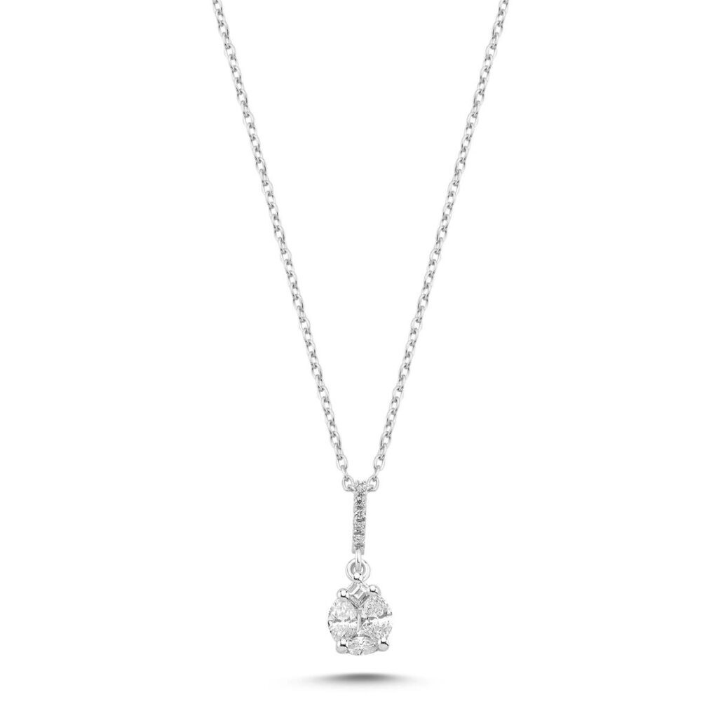 0.26 Karat Pırlanta Tasarım Kolye L056617