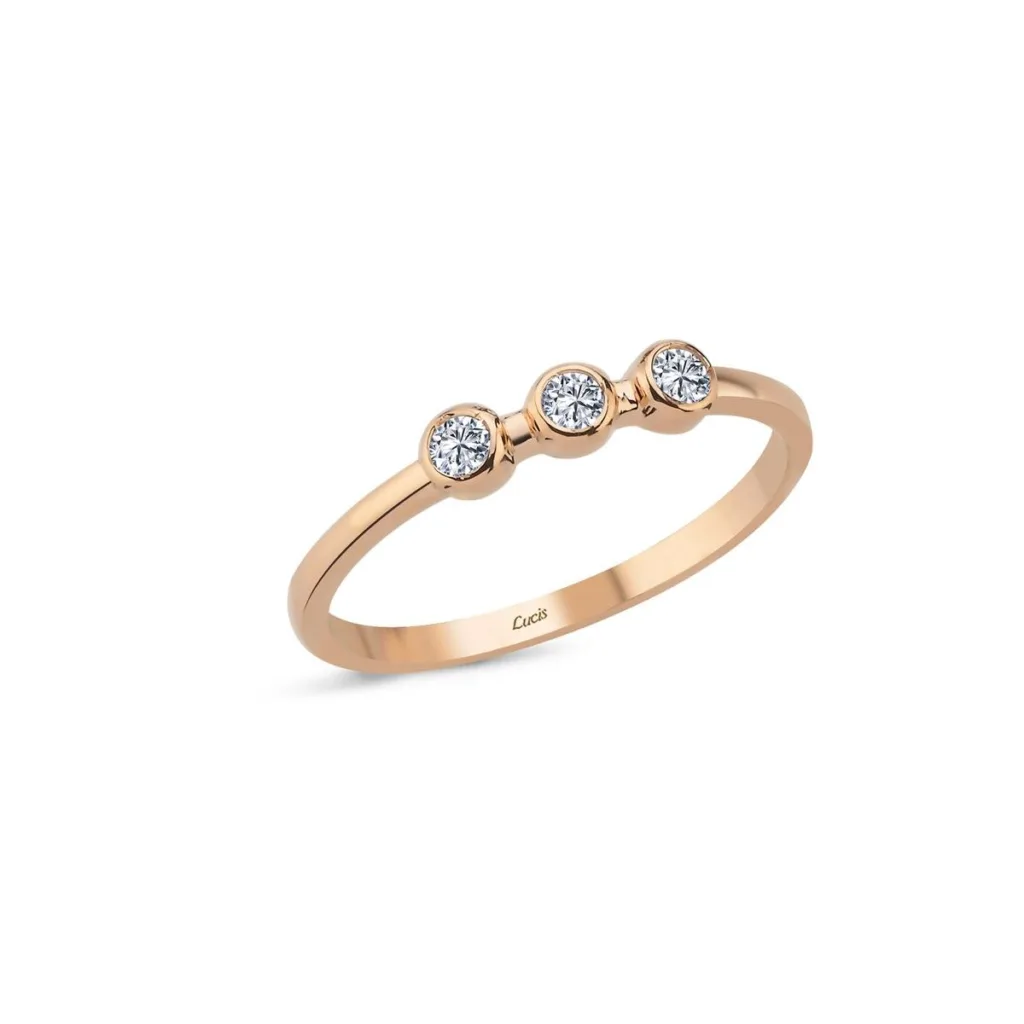 0.10 Karat Pırlanta Tria Yüzük L057278