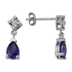 1.92 Karat Pırlanta Renkli Küpe L059678