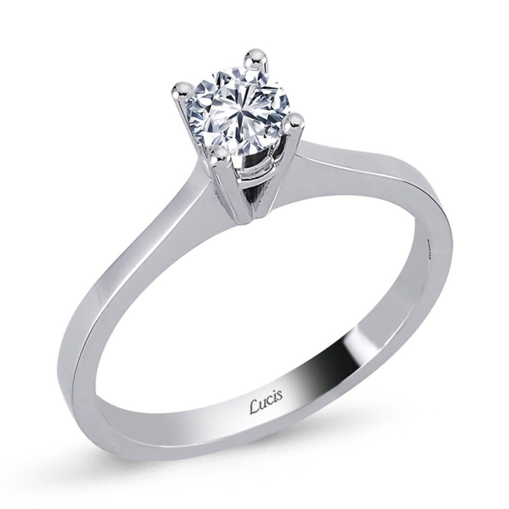 0.42 Karat Pırlanta Tektaş Yüzük V005963