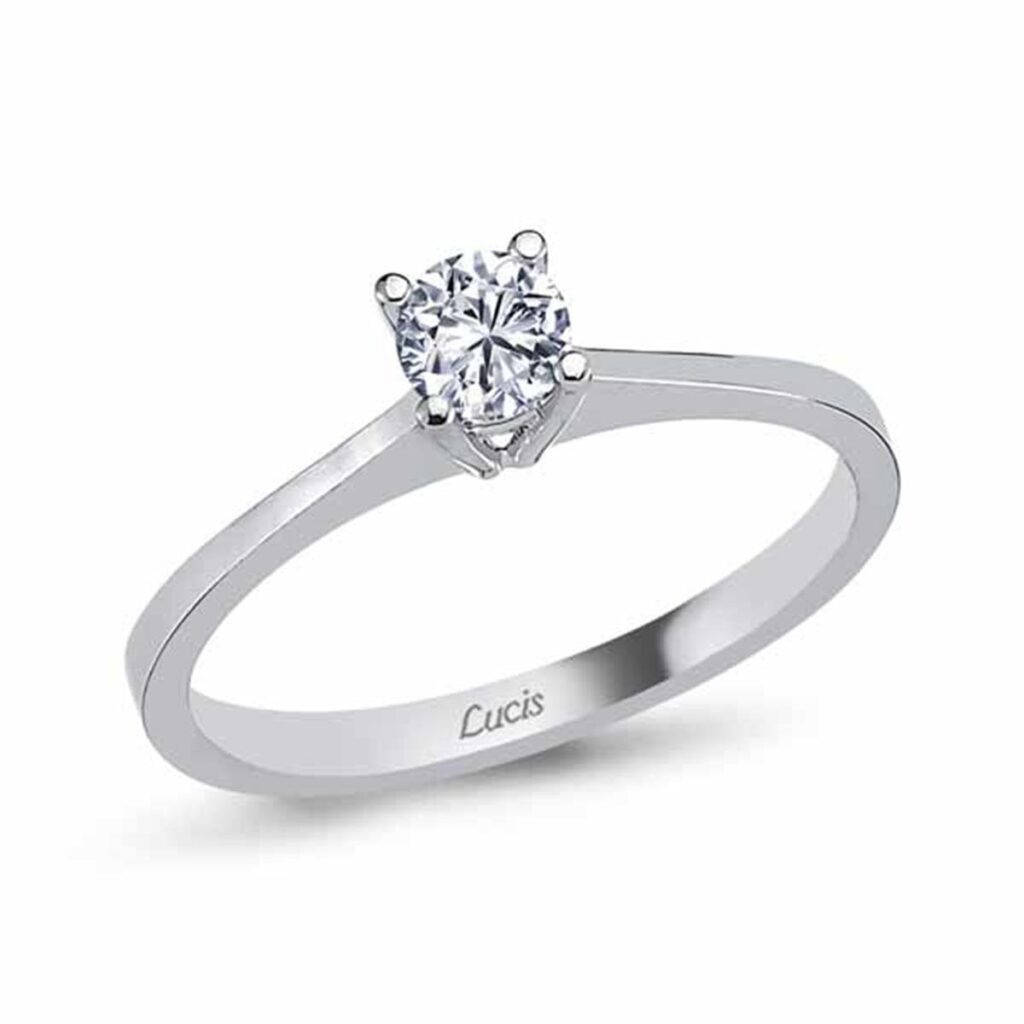 0.32 Karat Pırlanta Tektaş Yüzük V007819