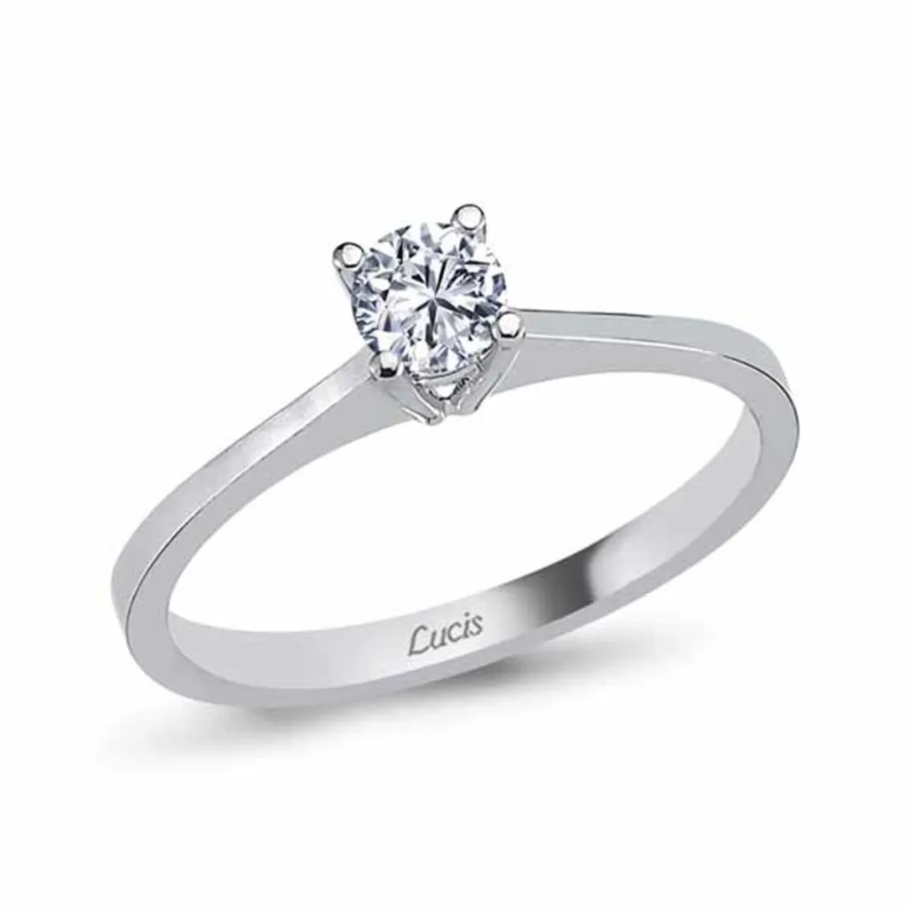 0.32 Karat Pırlanta Tektaş Yüzük V007819