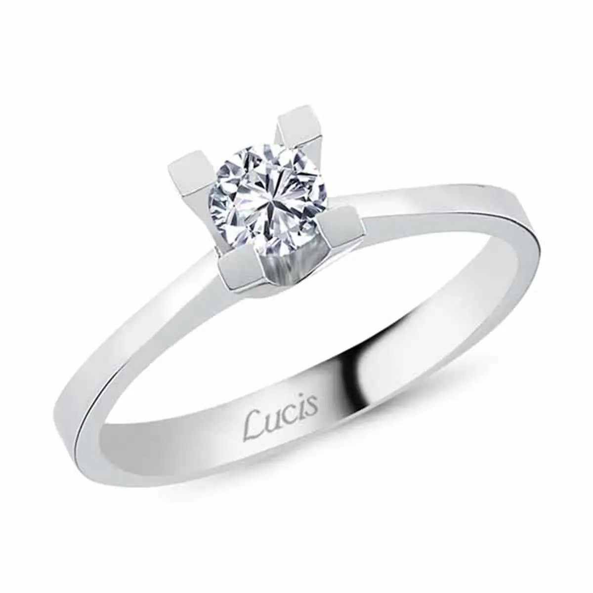 0.23 Karat Pırlanta Tektaş Yüzük V008871 - 1