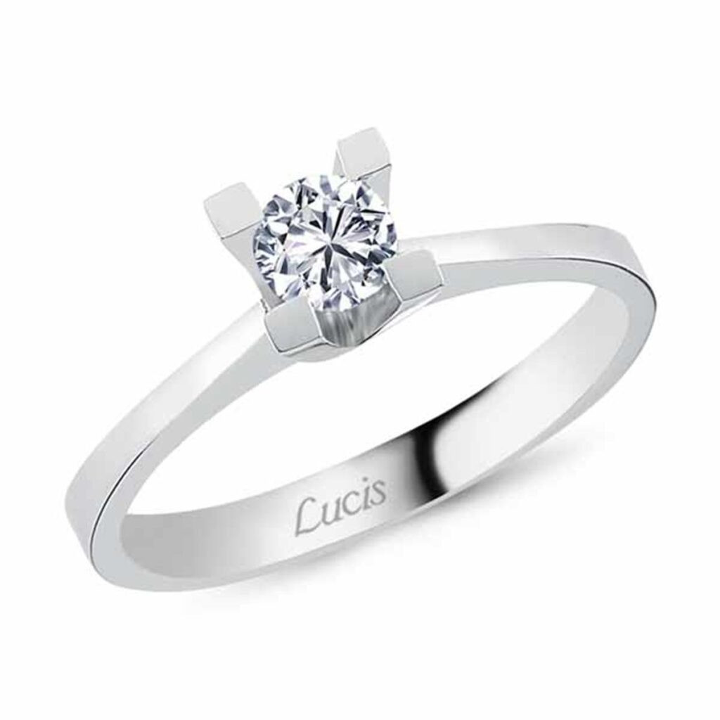 0.23 Karat Pırlanta Tektaş Yüzük V009002